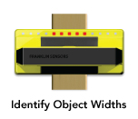 Identify object widths